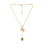 Collana Anartxy donna Amuleto verde