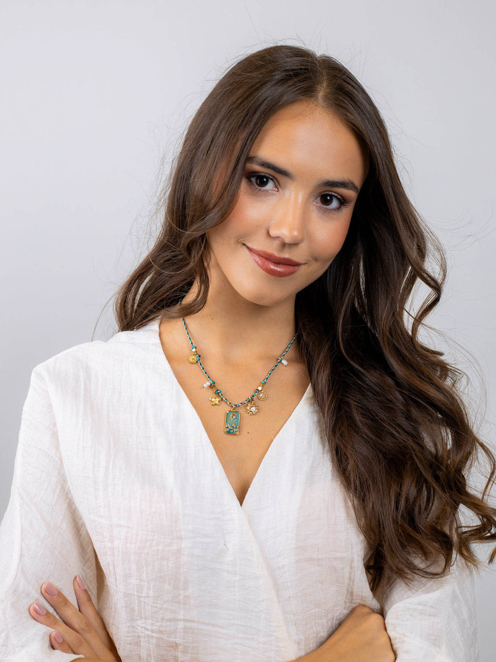 Collana Anartxy donna Amuleto sole