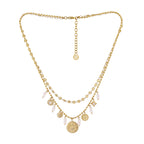 Collana Anartxy donna Doppio filo Medaglietta con cuore