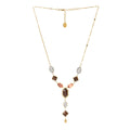 Collana Anartxy donna Modello cravatta brown