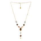 Collana Anartxy donna Modello cravatta brown