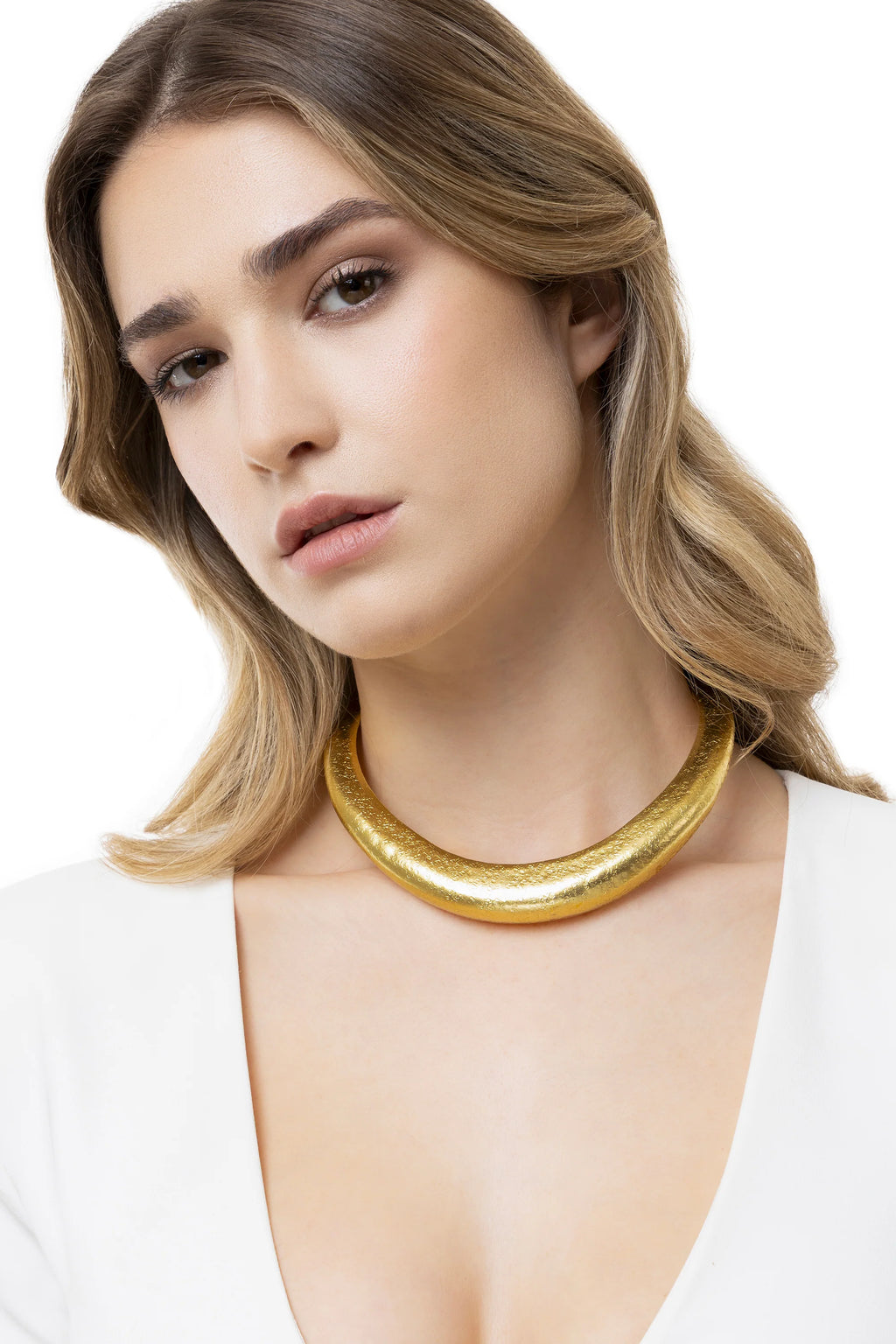 Collana rigida Vestopazzo donna Choker bombato