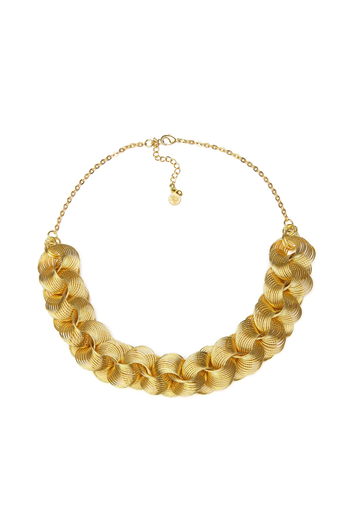 Collana Vestopazzo donna Multicerchi intrecciati