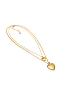 Collana Vestopazzo donna Doppio cuore bombato