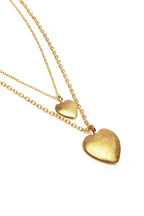 Collana Vestopazzo donna Doppio cuore bombato