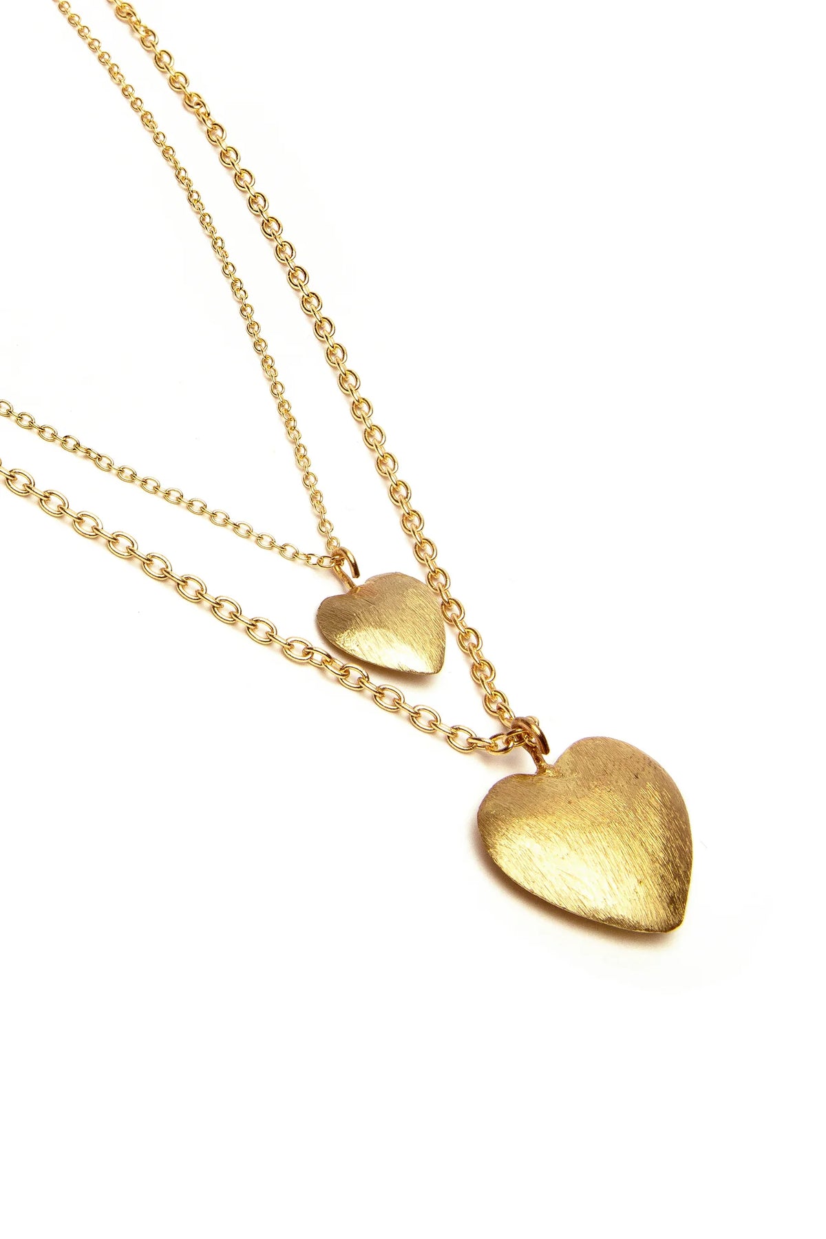 Collana Vestopazzo donna Doppio cuore bombato