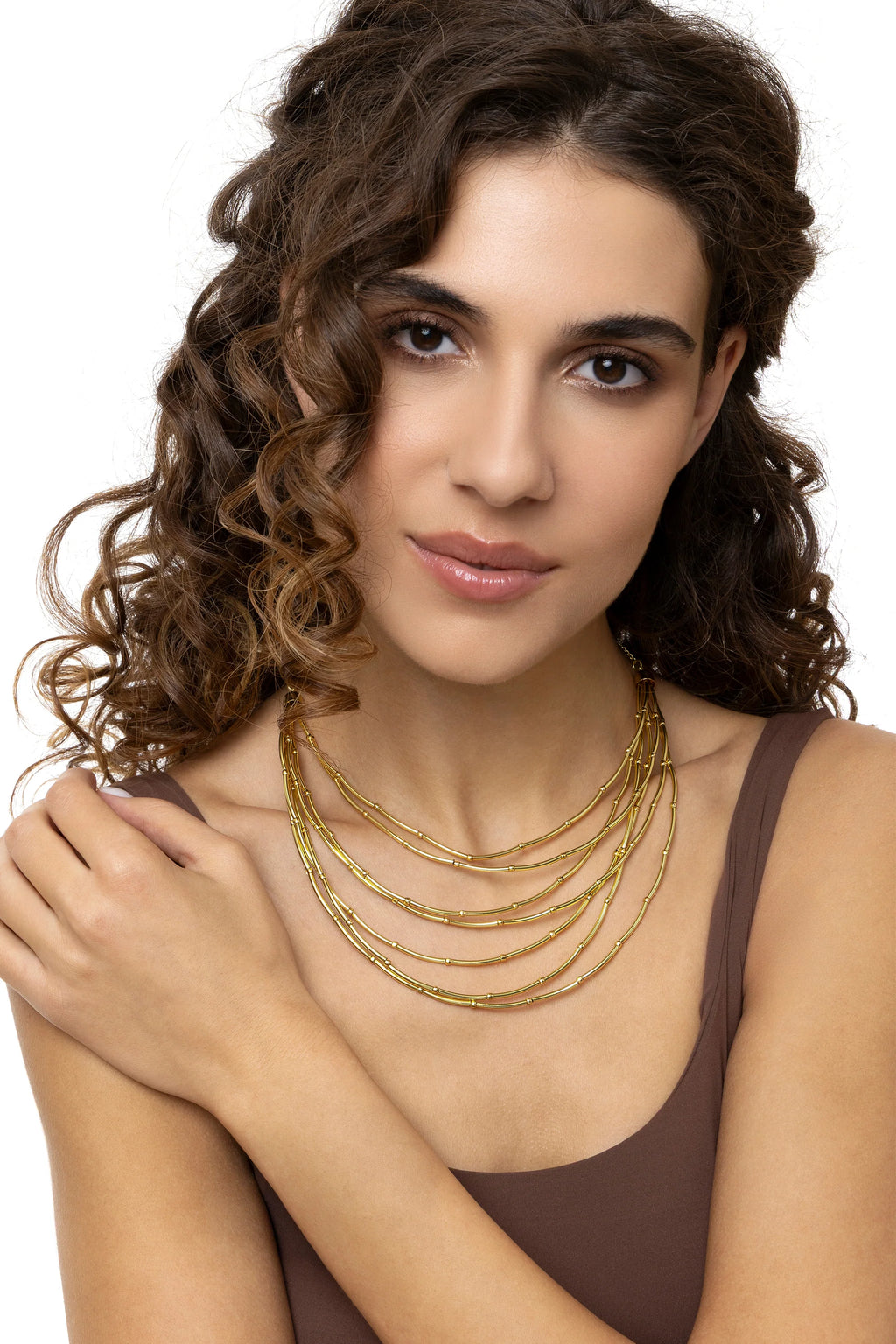 Collana Vestopazzo donna Multifili paralleli