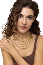 Collana Vestopazzo donna Multifili paralleli