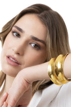 Bracciale Vestopazzo donna Fascia rigida ondulata