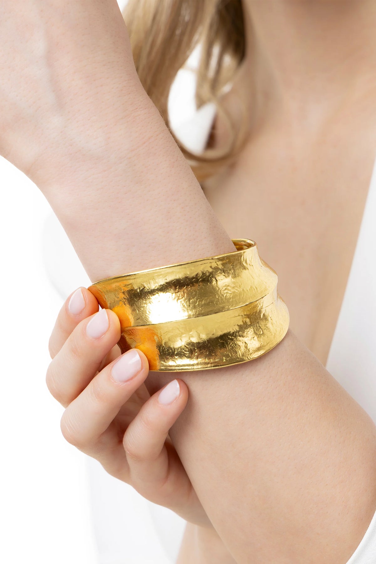 Bracciale Vestopazzo donna Fascia rigida ondulata