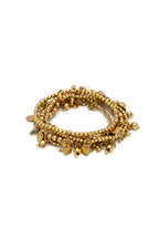 Bracciale elastico Vestopazzo donna Pepite e medagliette