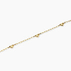 Cavigliera donna Kidult in acciaio dorato con cuori