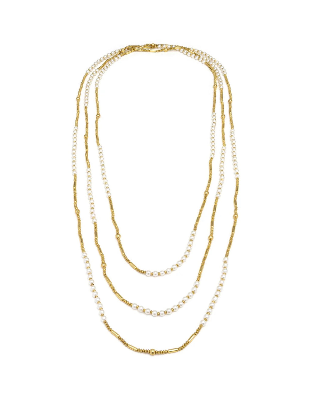 Collana Vestopazzo donna multigiro con perle