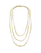 Collana Vestopazzo donna multigiro con perle