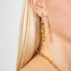 Orecchini pendenti Anartxy donna Flair  Wreath Medagliette martellate