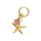 Orecchini a cerchio Anartxy donna Coast Mare Stella marina