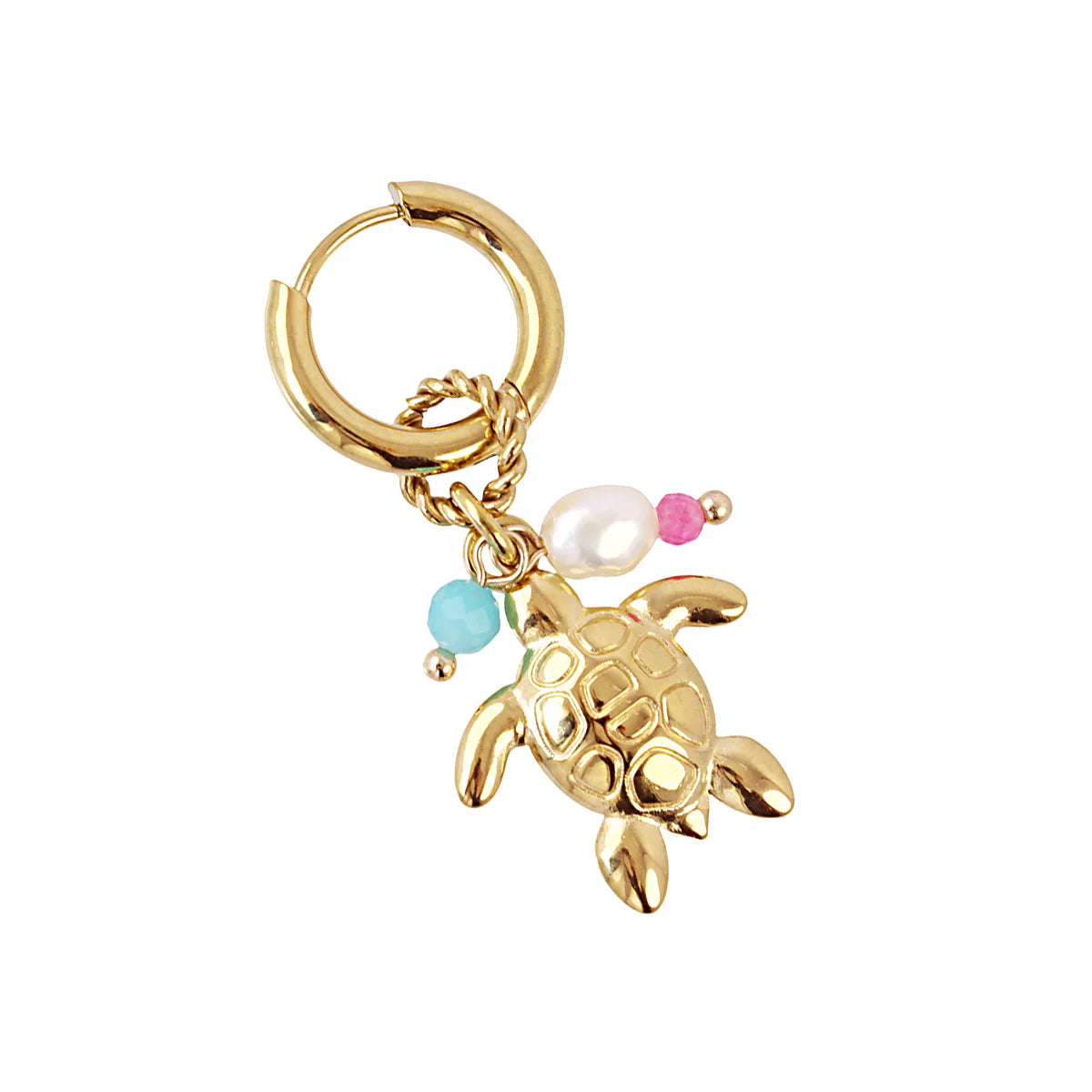 Orecchini a cerchio Anartxy donna Coast Calae Tartaruga