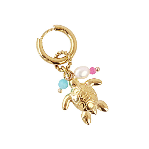 Orecchini a cerchio Anartxy donna Coast Calae Tartaruga