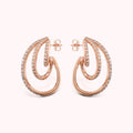 Orecchini Bronzallure donna Pendenti sinuosi