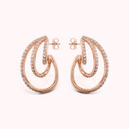 Orecchini Bronzallure donna Pendenti sinuosi