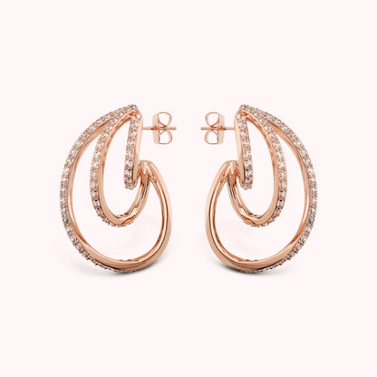 Orecchini Bronzallure donna Pendenti sinuosi