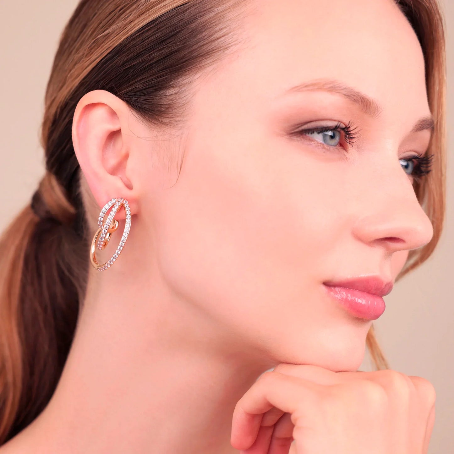 Orecchini Bronzallure donna Pendenti sinuosi