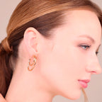 Orecchini donna Bronzallure Doppio cerchio graduato