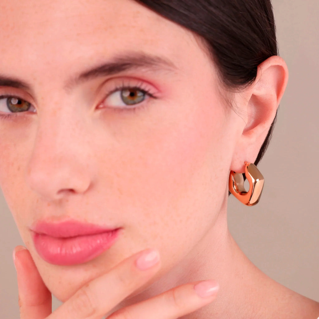 Orecchini Bronzallure donna Rombi elettroformati