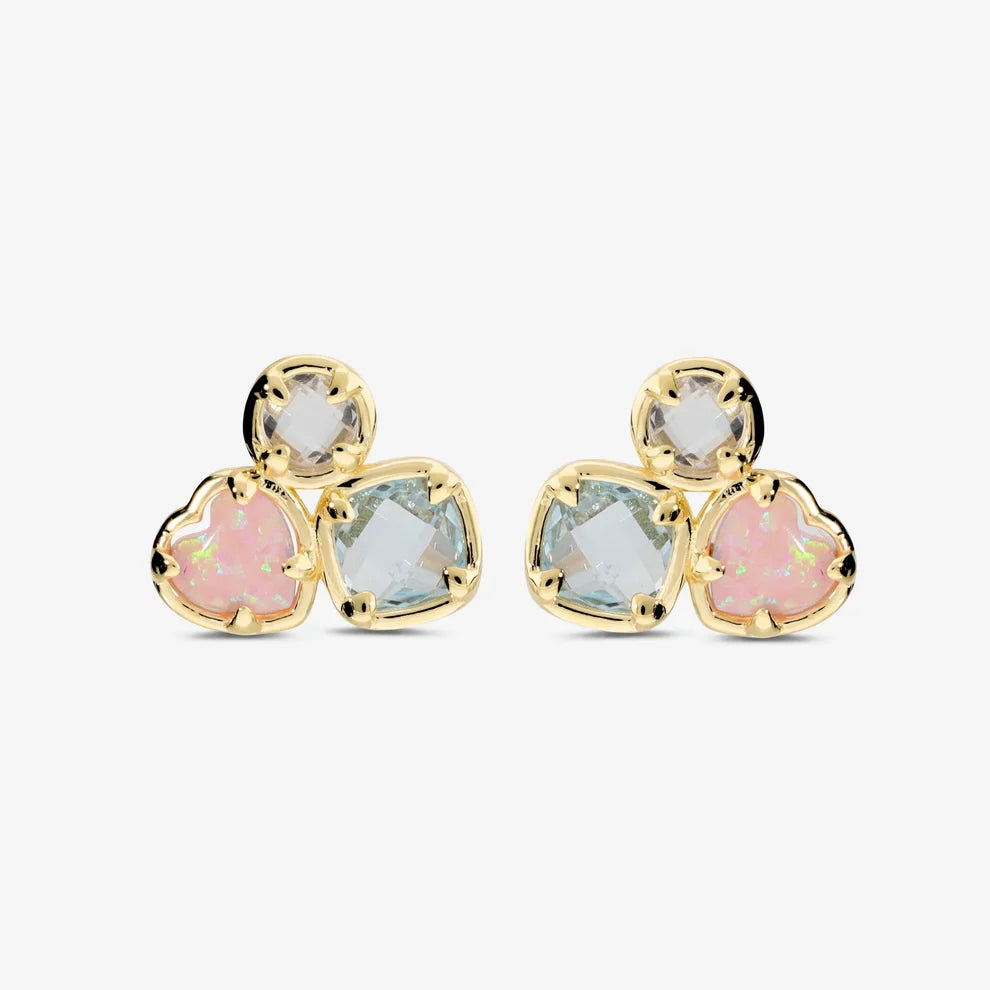 Orecchini a lobo Milor donna Trilogy Geometrici Oro 375