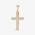 Ciondolo Milor Croce Oro 375 con Pavé di Cubic Zirconia