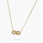 Collana Milor donna Infinito con Pavé di Cubic Zirconia Oro 375
