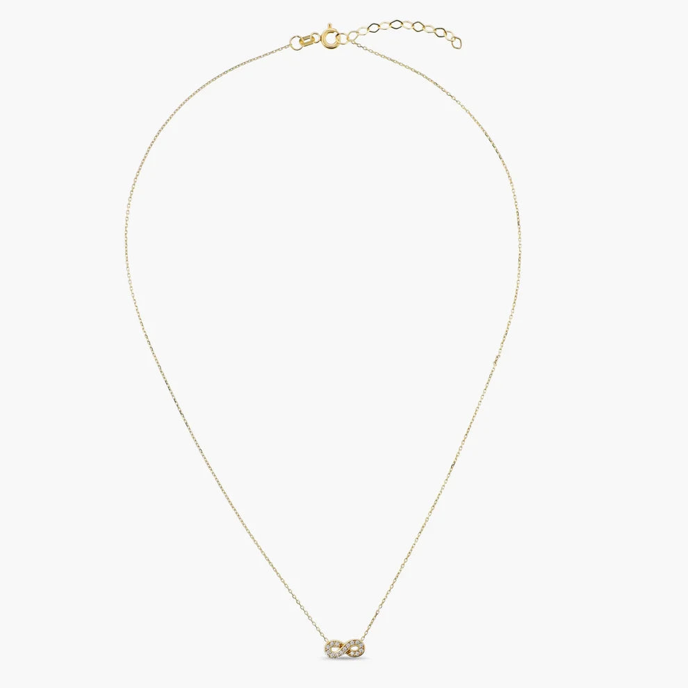 Collana Milor donna Infinito con Pavé di Cubic Zirconia Oro 375
