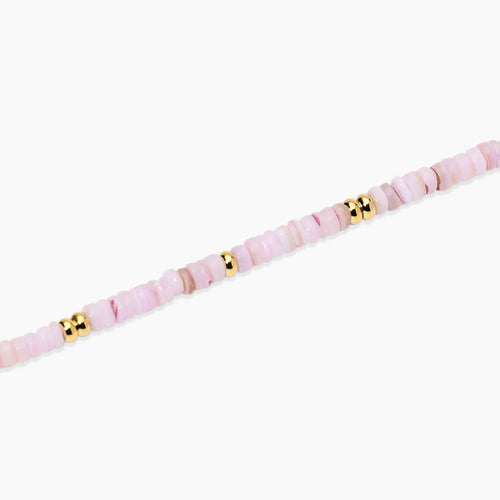 Bracciale donna Kidult regolabile con conchiglie rosa