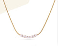 Collana Anartxy donna Snake sottile con archetto luminoso