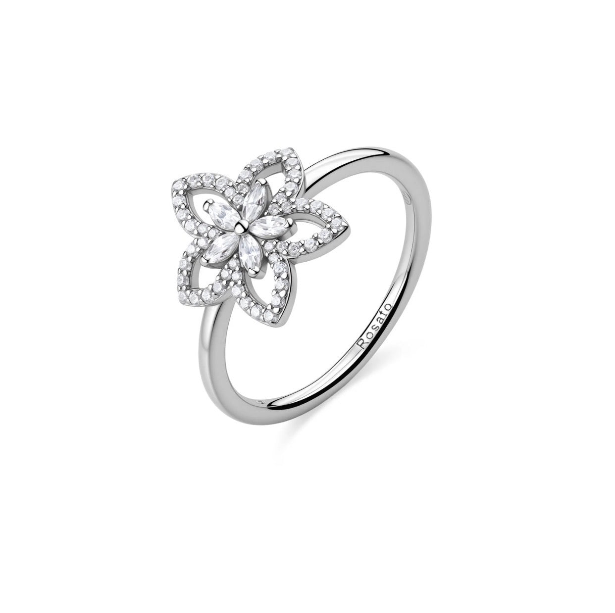 Anello Rosato Gaia Fiore