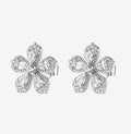 Orecchini argento Fancy infinite white a lobo Fiore