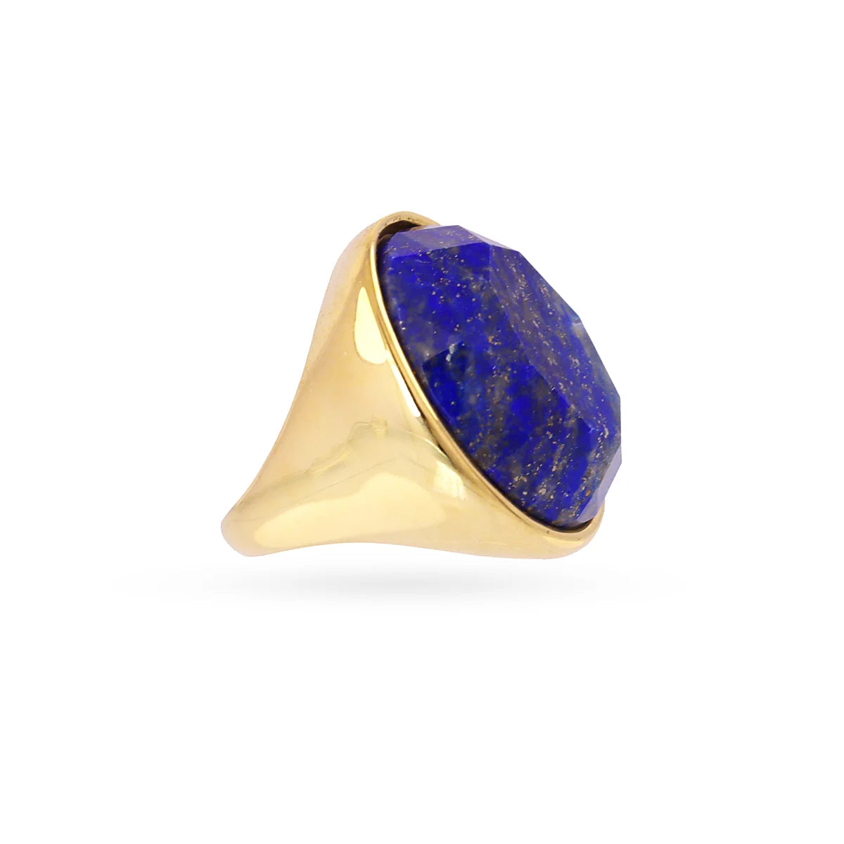 Anello Anartxy donna SPIRIT sigillo pietra blu