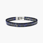 Bracciale Kidult uomo in lapis sintetico con cordino