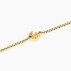 Bracciale Kidult uomo in acciaio dorato con ancora