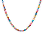 Collana Marlù donna con perline colorate a ciambella
