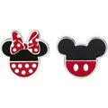 Orecchini Disney bimba Minnie e Mickey smaltati