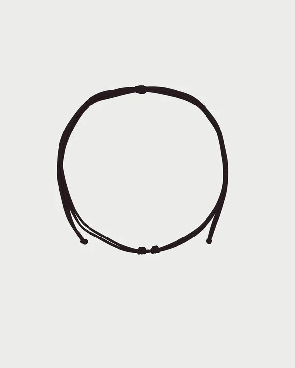 Collana Rue des Mille CHARMBAR girocollo soft cord Base nero