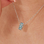 Charm argento Fancy light sapphire