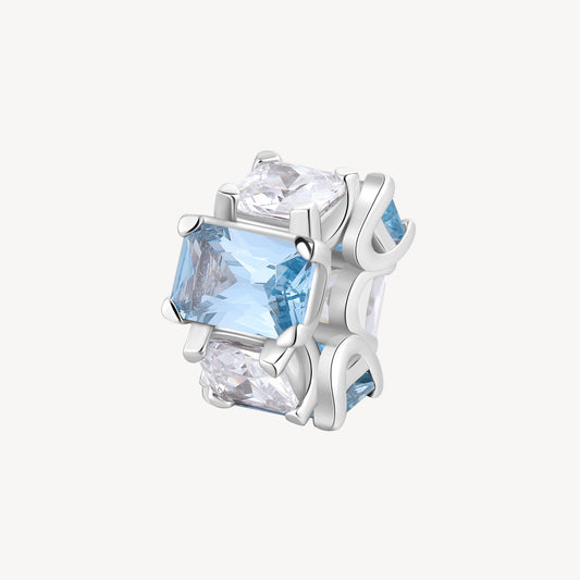 Charm argento Fancy light sapphire