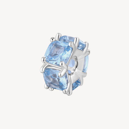 Charm argento Fancy light sapphire