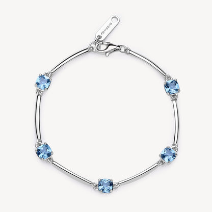 Bracciale argento Fancy light sapphire