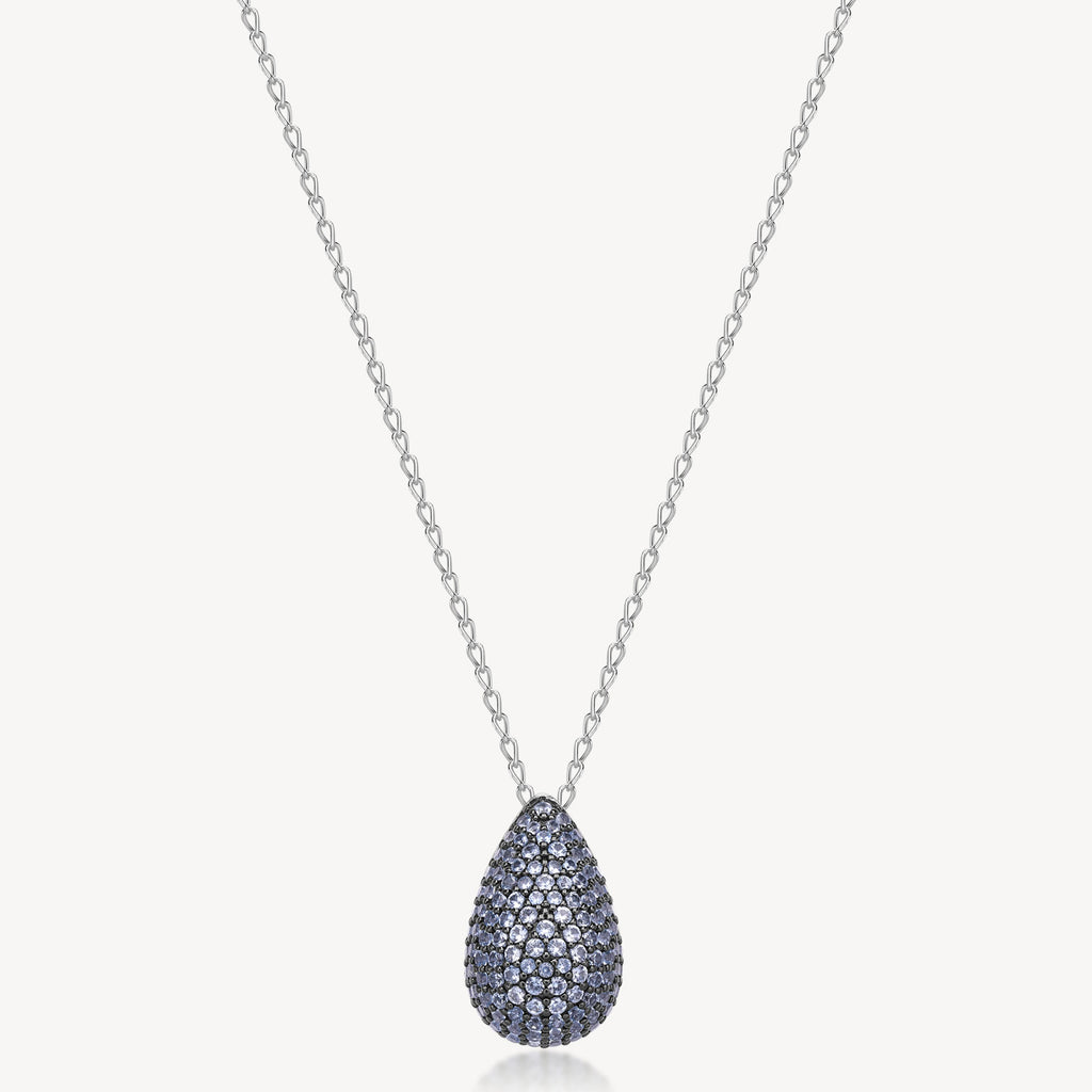 Collana Brosway Fancy Cloud light blue Goccia pavè