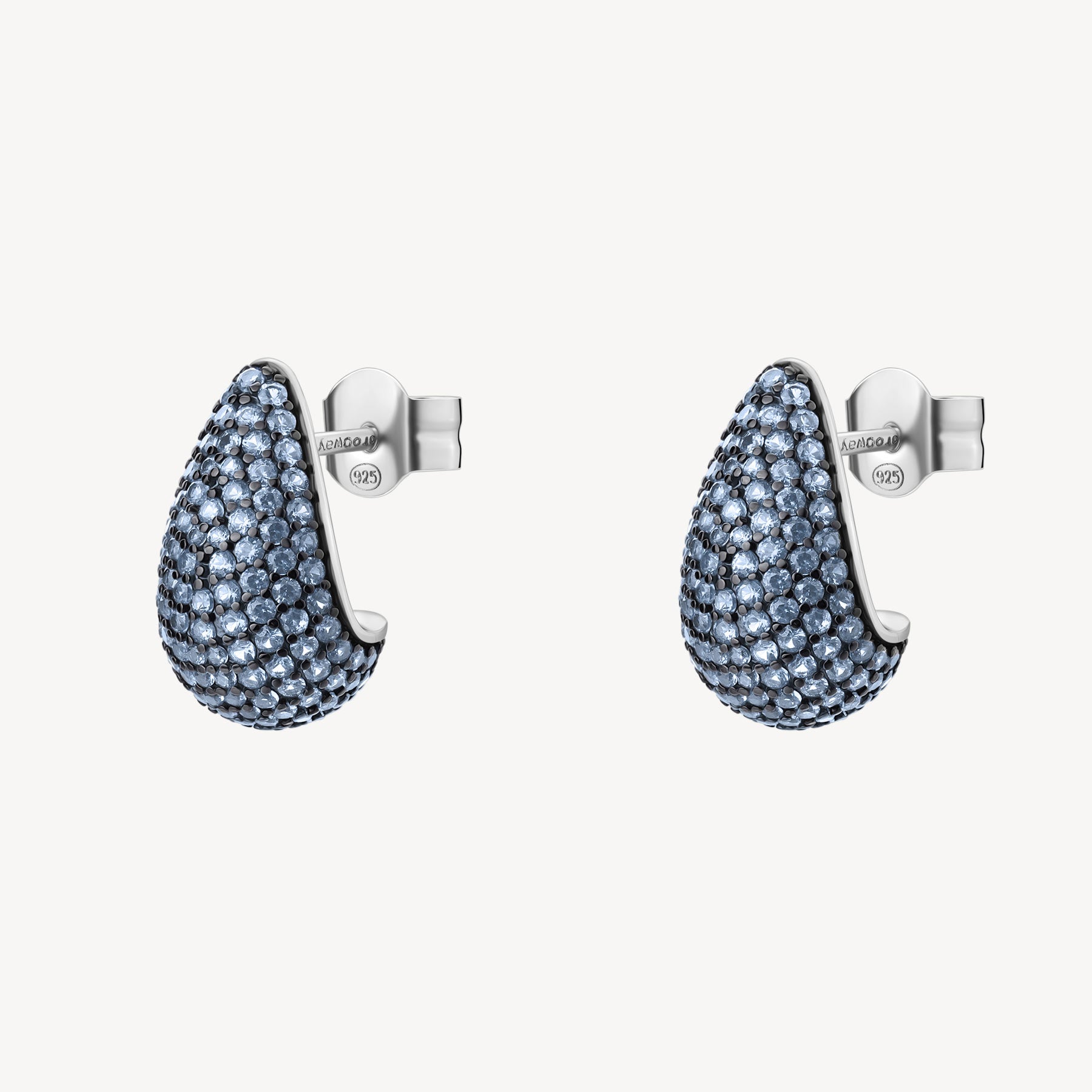 Orecchini goccia Brosway Fancy Cloud light blue