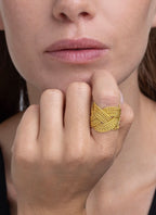 Anello Vestopazzo donna intrecciato