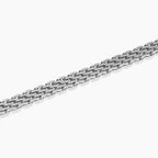 Bracciale Kidult uomo in acciaio con maglia Milano
